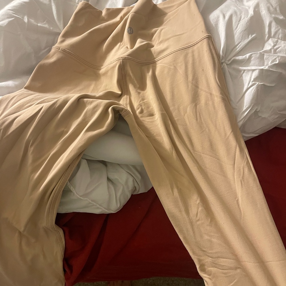 Nude lululemon leggings no marks or rips like new worn 3 times